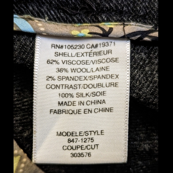 JOIE Wide-Leg Wool Dress Pants Sophisticated Career Casual Trousers Nordstrom 2 - Picture 8 of 9